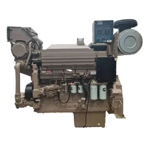 In stock and brand new SCDC K19-M 447kw 608hp water cooled 6 cylinders 447kw 1800rpm KTA19-M3 marine diesel engine and gearbox