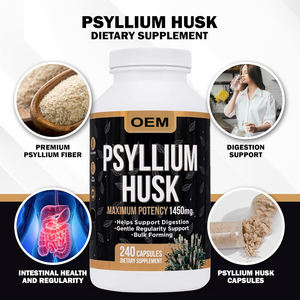 Tableta de cáscara de Psyllium del suplemento de la salud de la etiqueta privada del OEM - Product Image 4