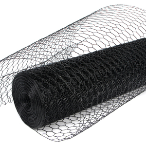 17Ga Rustproof Black PVC Coated Welded Hexagonal Wire <strong>Netting</strong> 36x150ft Roll Chicken Coop <strong>Rabbit</strong> Cage Garden Fence Screen - Product Image 1