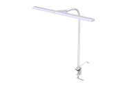 Lampe de lecture de table LED en forme de T avec pince, échantillon gratuit, réglable, à intensité variable, avec capteur tactile