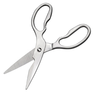 Kitchen Scissors Stainless Steel Straight Head For Home Use Multi Purpose Bone Shears Fish Butchering - Product Image 2