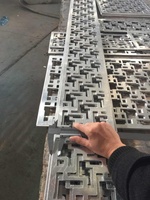 Revêtement mural en aluminium perforé CNC, découpe laser, façade de bâtiment, revêtement en poudre, ignifuge, anti-corrosion, écologique