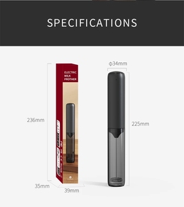 Küchenhelfer Getränkemixer Eierschläger Handkaffeemixer Schaumerzeuger Tragbarer USB-Aufladbarer Elektrischer Milchaufschäumer - Product Image 3