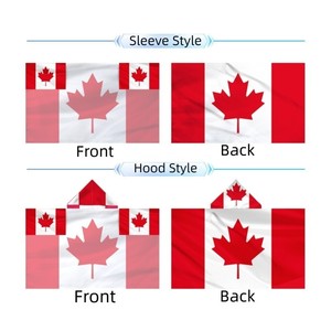 2026 para Fans de EE. UU., Canadá y México: Artículos de Aficionado, Capa Bandera Corporal, Chal Mexicano, Bandera Personalizada de Poliéster Rectangular - Product Image 4