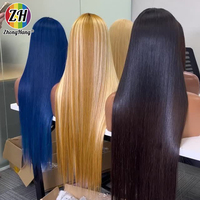 Perruques humaines en gros, vente en vrac, perruques lisses naturelles 100 % cheveux humains vietnamiens, perruques frontales en dentelle HD 13x4 pour femmes noires