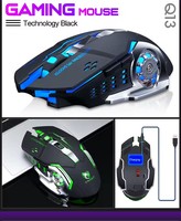 Ratón Inalámbrico para Juegos T-WOLF, Mini, Ergonómico, con Luz LED Óptica 6D, 2.4GHz, USB, Bluetooth, Recargable, para PC y Portátil