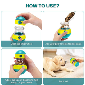 <span class=keywords><strong>Jouet</strong></span> Puzzle pour Chien en Promotion : Balle Distributrice <span class=keywords><strong>de</strong></span> Friandises à Rouler pour Stimulation et Alimentation Lente - Product Image 5