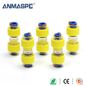 Conector hermético de gas y agua HDPE DPZA8/6mm para manguera de aire, conector de microducto, bloqueador de gas de ajuste directo - Product Image 6