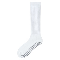 Chaussettes longues personnalisées antidérapantes à effet froncé pour mollets, idéales pour l'entraînement sportif, le Pilates et le yoga, tricotées pour l'automne, avec revers sans couture, ODM