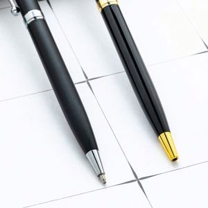 1.0Mm Custom Logo Twist-Action Metal Corporate Advertising Gift Promotional Office Stationery Writing Ballpoint <b>Pen</b> - Product Image 3