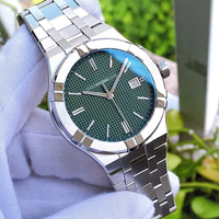 Automatische Mechanische Herrenuhr 42mm Gehäuse Automatikwerk Polierte Zeitskala und Zeiger Schlichte Drei-Zeiger-Uhr