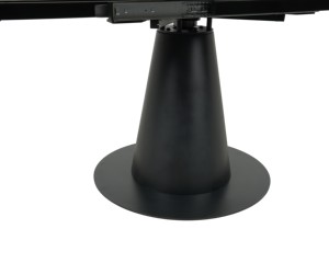 Nuovo Design Premium marmo ceramica pietra superiore in acciaio al carbonio nero gambe <span class=keywords><strong>rotondo</strong></span> estensione <span class=keywords><strong>tavolo</strong></span> da pranzo per 8 posti casa moderna tavoli - Product Image 6