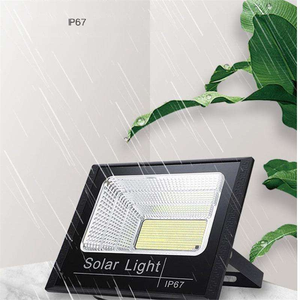 100W al aire libre de alto lumen LED lámpara de <span class=keywords><strong>reflector</strong></span> solar IP67 reflectores impermeables Control remoto de plástico para carretera para jardín al aire libre - Product Image 2