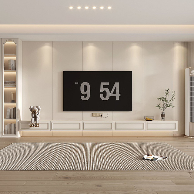 Premium Wood Modular TV Cabinet Modern Minimalist Living Room Easy Assembly Media Console