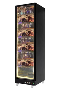 Vitrina Refrigerada Comercial Nuelead NE-323 con Aire Caliente Antivaho, Drenaje Automático y Puerta de Vidrio de Acero Inoxidable para la Maduración en Seco de Carne de Res - Product Image 2