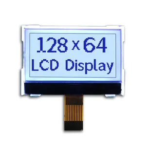 ترس شاشة الكريستال السائل الأسود الأبيض 128x64 النقاط شاشة الصانع ST7567 FSTN إيجابية LCD 12864 ليده جهاز