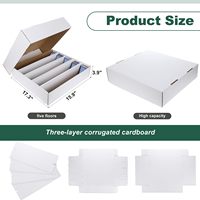 Caja de Embalaje de Cartón Corrugado de Alta Calidad para Almacenamiento de Tarjetas de Juego, Divisores de Cartón Resistentes al Agua, con Laminado Mate