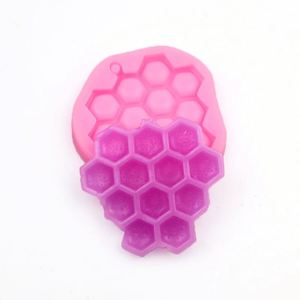 Moule à pâte à sucre en silicone en forme de abeille pour pâtisserie, moule à gâteau nid d'abeille OEM/ODM - Product Image 1