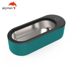 Skymen JP-912 Portable Mini Home Plastic Ultrasonic Cleaner Jewelry Dental Ultrasonic Eyeglass Cleaner