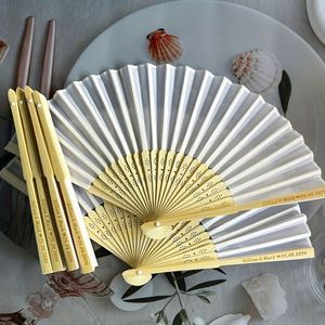 Abanico Plegable Pintado a Mano para Boda, Artesanía de Bambú, Souvenir, Decoración del Hogar o Regalo Empresarial, Estilo Musical para Año Nuevo - Product Image 4