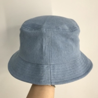 Chapeaux Bob personnalisés en denim Logo brodé Casquettes en jean Chapeaux seau décontractés pour la pêche et les voyages
