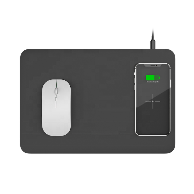 Fast Wireless Charging Charger Mouse Pad Mat for iPhone Xs Max/XR/X/XS/8/8 Plus for Samsung Galaxy S10/S9/S8 Plus Note 9/8