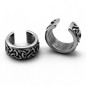 yunnique <b>Cuff</b> <b>Earrings</b> Titanium Steel Geometric Design Unisex Fashion Jewelry - Product Image 3