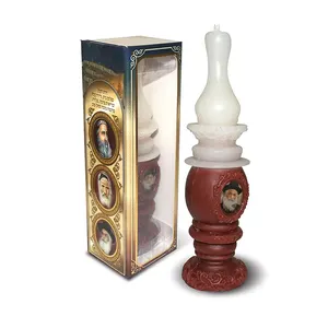 Venda quente Branco Vermelho Multi Cor Judaica Havdalah Velas