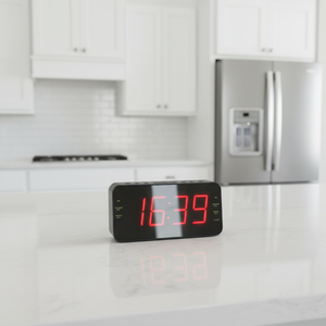 Radio Reloj Despertador AM/FM con Pantalla LED de Plástico, Alta Sensibilidad/Muestra Disponible - Product Image 3