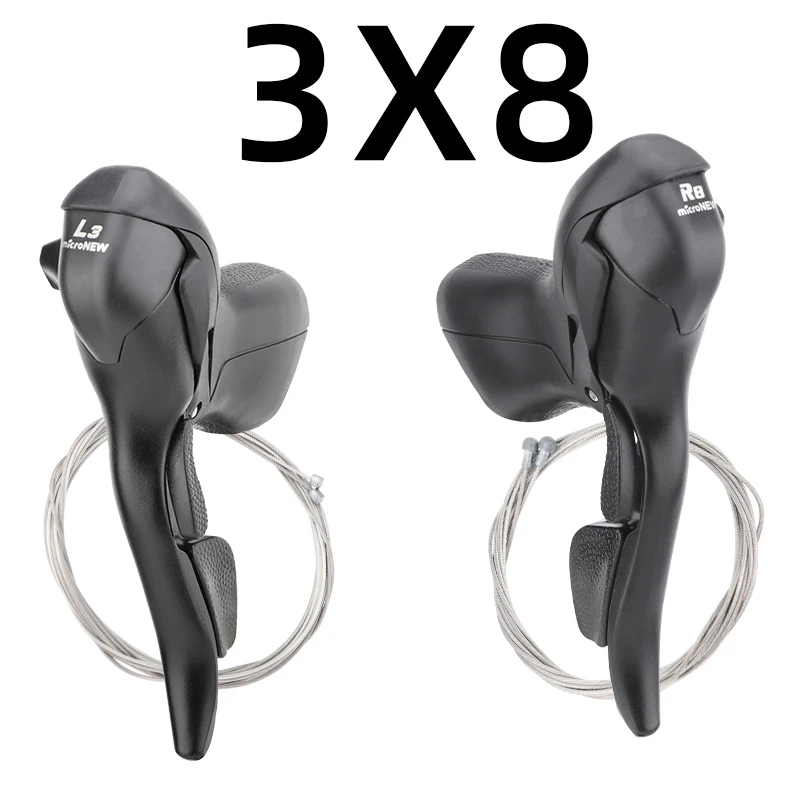 Negro 3x8 velocidades SL