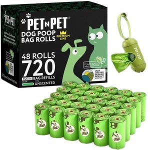 Bolsas Personalizadas para Excremento de Perro, Bolsas Biodegradables con Asa para Desechos Caninos - Product Image 1