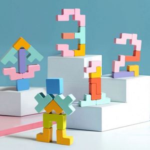 Bloques Rusos 3D, Rompecabezas Tangram, Juguetes Educativos STEM, Rompecabezas de Madera para Niños de 4, 5 y 6 Años - Product Image 3