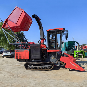 Xingjiayuan Xingjiayuan 4qzl-8 Bibo Agriculture <b>Harvester</b> Self-propelled Feed <b>Harvester</b> 5 Rows Crawler Tractor Grass Silage - Product Image 2