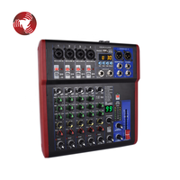 Mixeur de son audio professionnel, à 6 canaux, avec console, système de son, meilleure vente, 2020