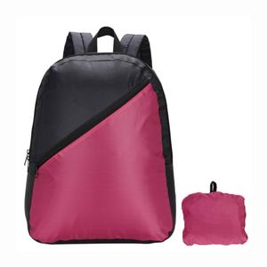 Sac à dos en polyester imperméable pliable avec bandoulière arquée, motif lettres et fermeture éclair, personnalisable, vente en gros, pour sports décontractés et randonnée - Product Image 3