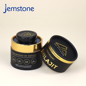 Boîte de tubes en papier kraft personnalisable pour produits push-up Emballage cosmétique en feuille d'or Boîte push-up blanche à cylindre biodégradable - Product Image 1