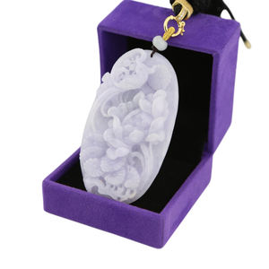 Auténtico tipo Myanmar adorno de jadeíta tradicional chino hecho a mano flores flor riqueza encanto moda colgantes y dijes - Product Image 2