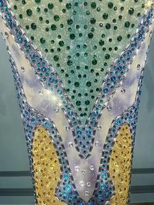 Abiti da festa di compleanno senza maniche in cristallo per ragazze abbigliamento elegante comodo per le caratteristiche principali del Night Club - Product Image 5