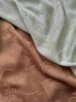 Tissu satiné en polyester et élasthanne, imprimé animal, extensible, doux et de qualité supérieure, pour robes, abayas, hijabs, burqas et châles pour femmes et filles # 1505