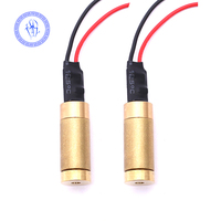3-5v 100mw Green Dot Focus Adjustable 532nm Laser Diode Module for Sights