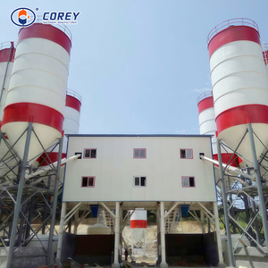 โรงงานผสมคอนกรีต Corey HZS120 พร้อมปั๊ม 120 ลูกบาศก์เมตร/ชั่วโมง ความจุขนาดใหญ่ โรงงานผสมคอนกรีตสำเร็จรูป รับประกัน 2 ปี - Product Image 1