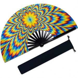 Luxurious Custom Printed Plastic Fan Hand Effect <b>Stick</b> Together Love Style - Product Image 1