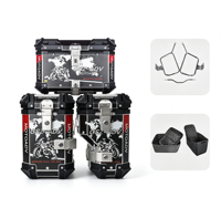 Pour CFMOTO 450 700 800 1000MT Moto, Ensemble de Bagages en Aluminium, Top Case, Sacoches Latérales, Étanche, ADV Touring, Valise Arrière