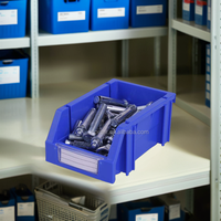 Organisateur de bureau en plastique PP écologique industriel, sûr pour l'entrepôt, gain de place, durable, logistique, multifonctionnel