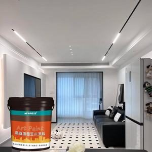 <span class=keywords><strong>Pintura</strong></span> de <span class=keywords><strong>Pared</strong></span> FOSHAN con <span class=keywords><strong>Efecto</strong></span> Espejo, Estilo Clásico, Estuco Veneciano, Microcemento, Fácil Aplicación, Impermeable, para Interiores - Product Image 2