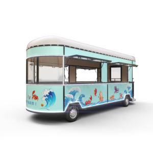 Camión de Comida Personalizado con Color a Elección, Remolque de Comida Móvil de Alta Calidad, Carrito de Helados y Hot Dogs, Camión de Comida Eléctrico para EE. UU. y Europa - Product Image 2