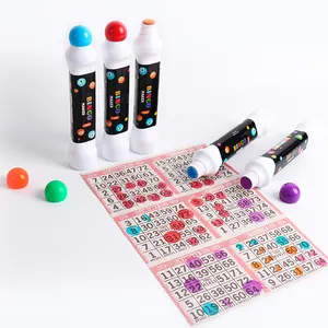 Large Ink Bingo Markers Drawing Children's Wash Off and Grip Paint Marker Daubers CH-2826 Kids Coloring Pens& Markers
