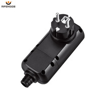 Disjoncteur différentiel enfichable 220-250VAC 10/15A avec protection contre les fuites, étanche et protection contre les surtensions