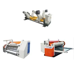 Quan Heng Good price single facer corrugated roller rewind single facer carton single facer line 2layer