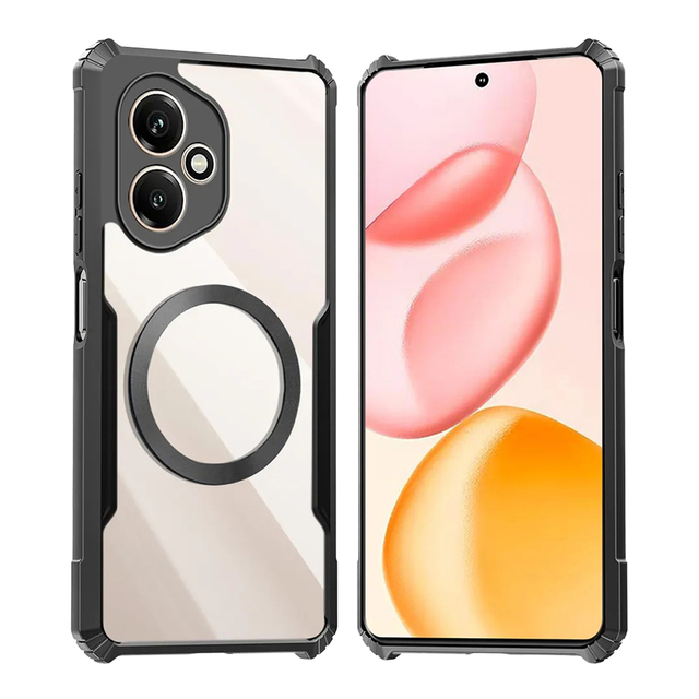 Honor 400 200 9X 8S Pro 90 Smart Lite Case Transparent Magnetic Heat Dissipation Anti-Drop Esports Luxury Mobile Phone Case